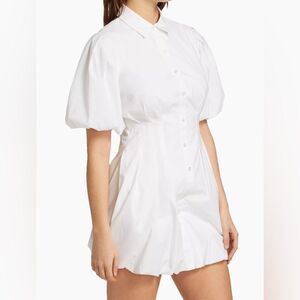 SIMKHAI Cleo Puff-Sleeve Minidress size 6